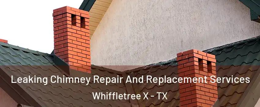 Leaking Chimney Repair And Replacement Services Whiffletree X - TX