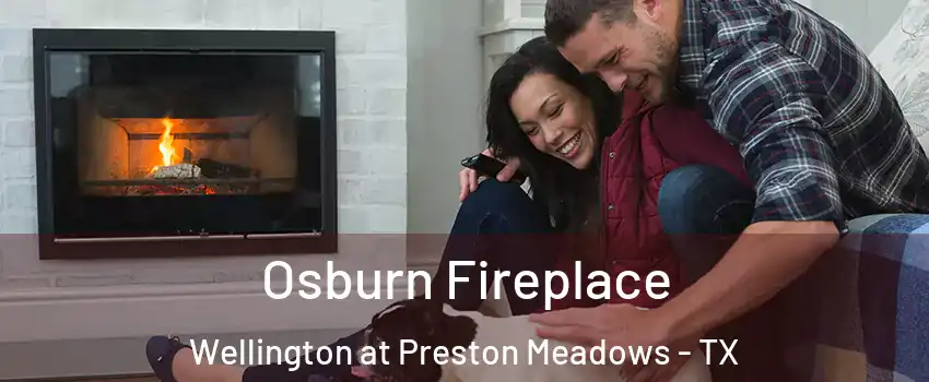 Osburn Fireplace Wellington at Preston Meadows - TX
