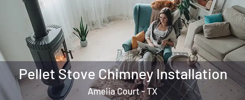 Pellet Stove Chimney Installation Amelia Court - TX