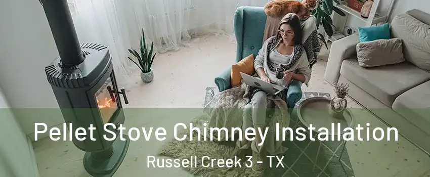 Pellet Stove Chimney Installation Russell Creek 3 - TX