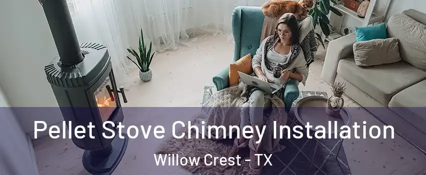 Pellet Stove Chimney Installation Willow Crest - TX