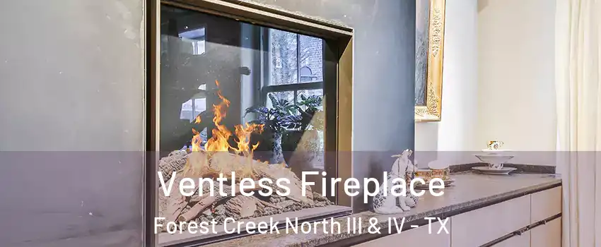 Ventless Fireplace Forest Creek North III & IV - TX